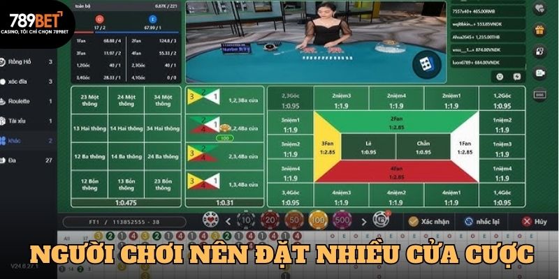 Fan-Tan là một game phổ biến và dễ chơi 